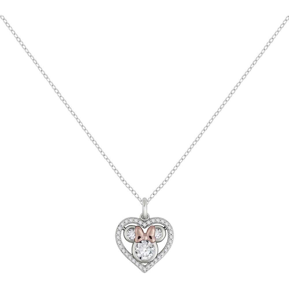 Colgante Corazon Minnie Disney plata