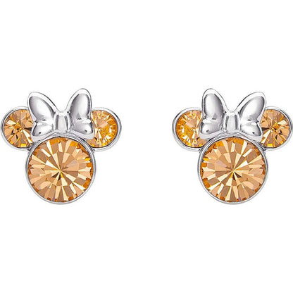 Pendientes June Minnie Disney plata