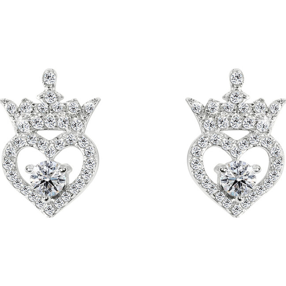 Pendientes Abril Princesas Disney plata
