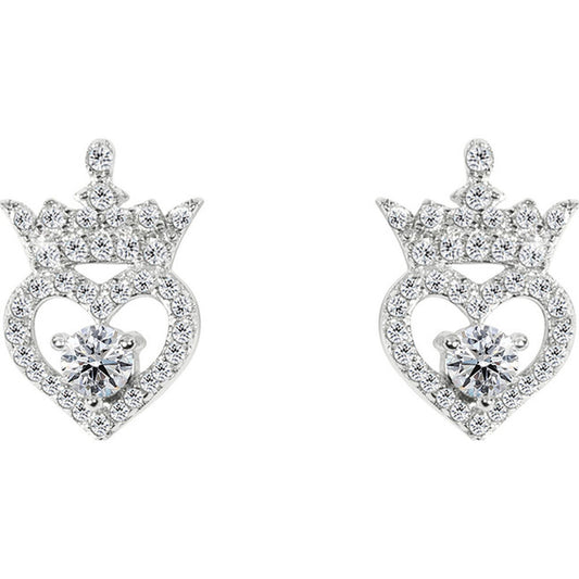 Pendientes Abril Princesas Disney plata