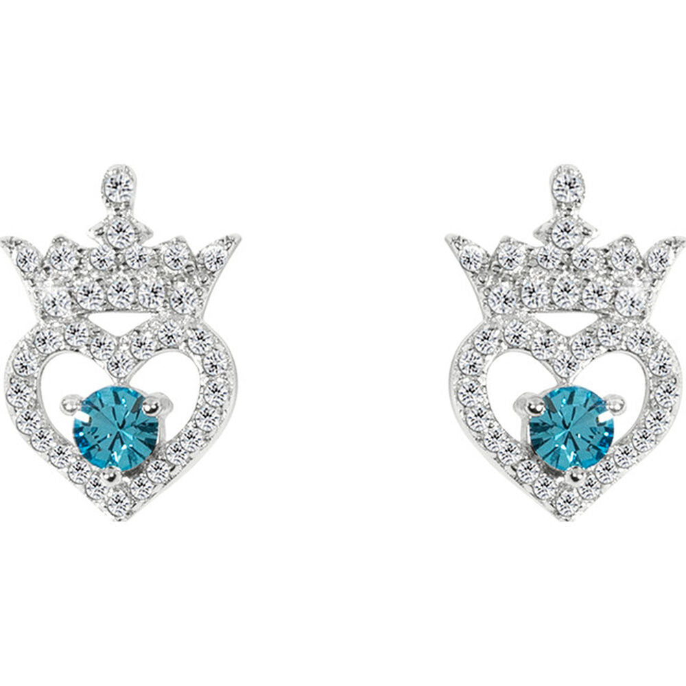Pendientes Marzo Princesas Disney plata