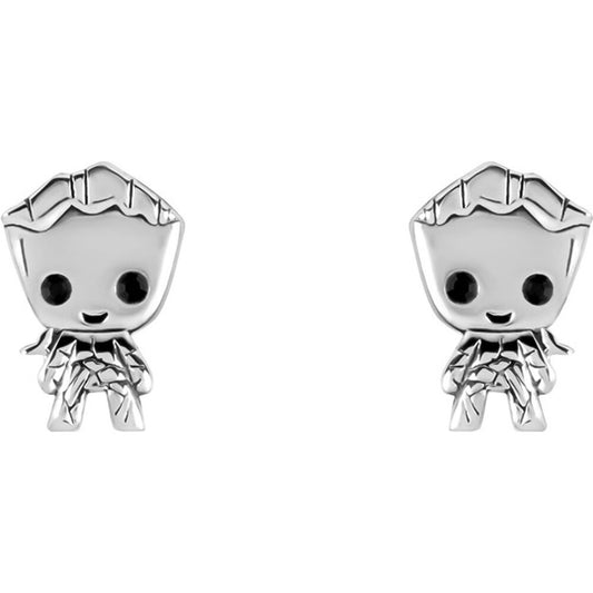 Pendientes Groot Guardianes de la Galaxia Marvel plata