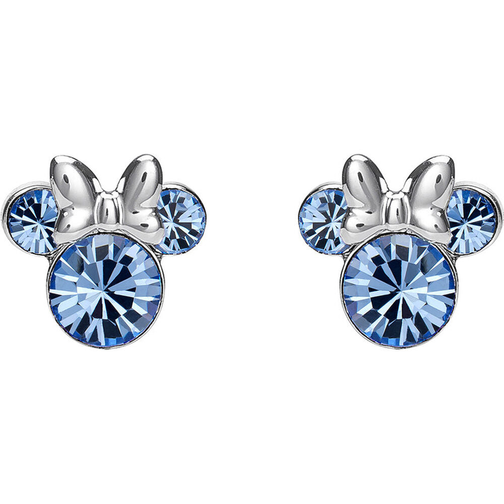 Pendientes Diciembre Minnie Disney plata