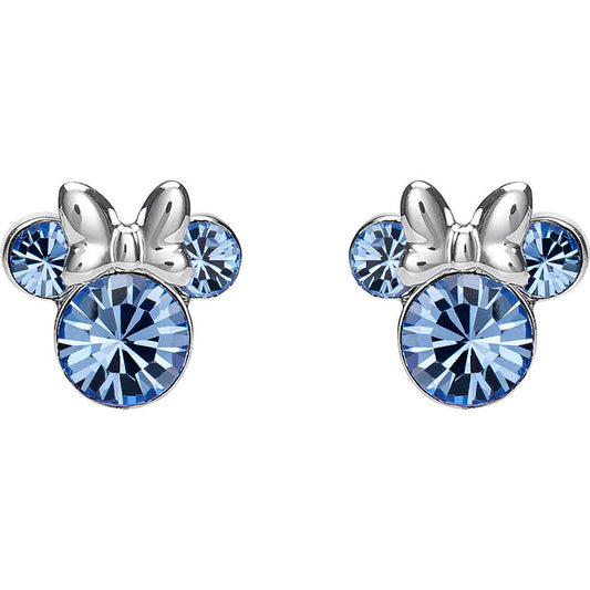 Pendientes Diciembre Minnie Disney plata