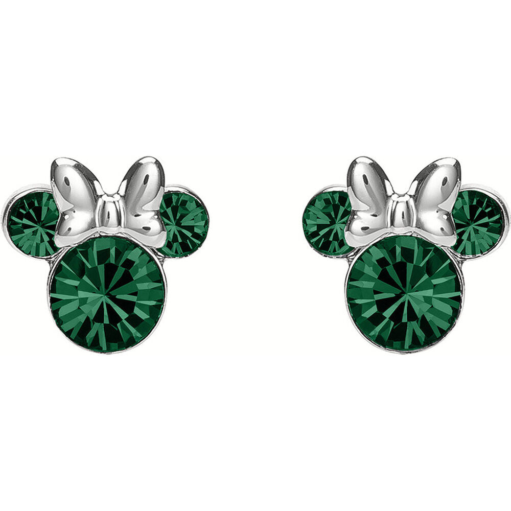 Pendientes Mayo Minnie Disney plata
