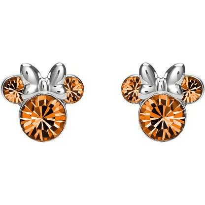 Pendientes Noviembre Minnie Disney plata