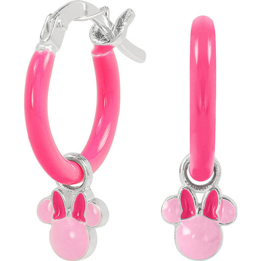 Pendientes Charm Minnie Disney plata