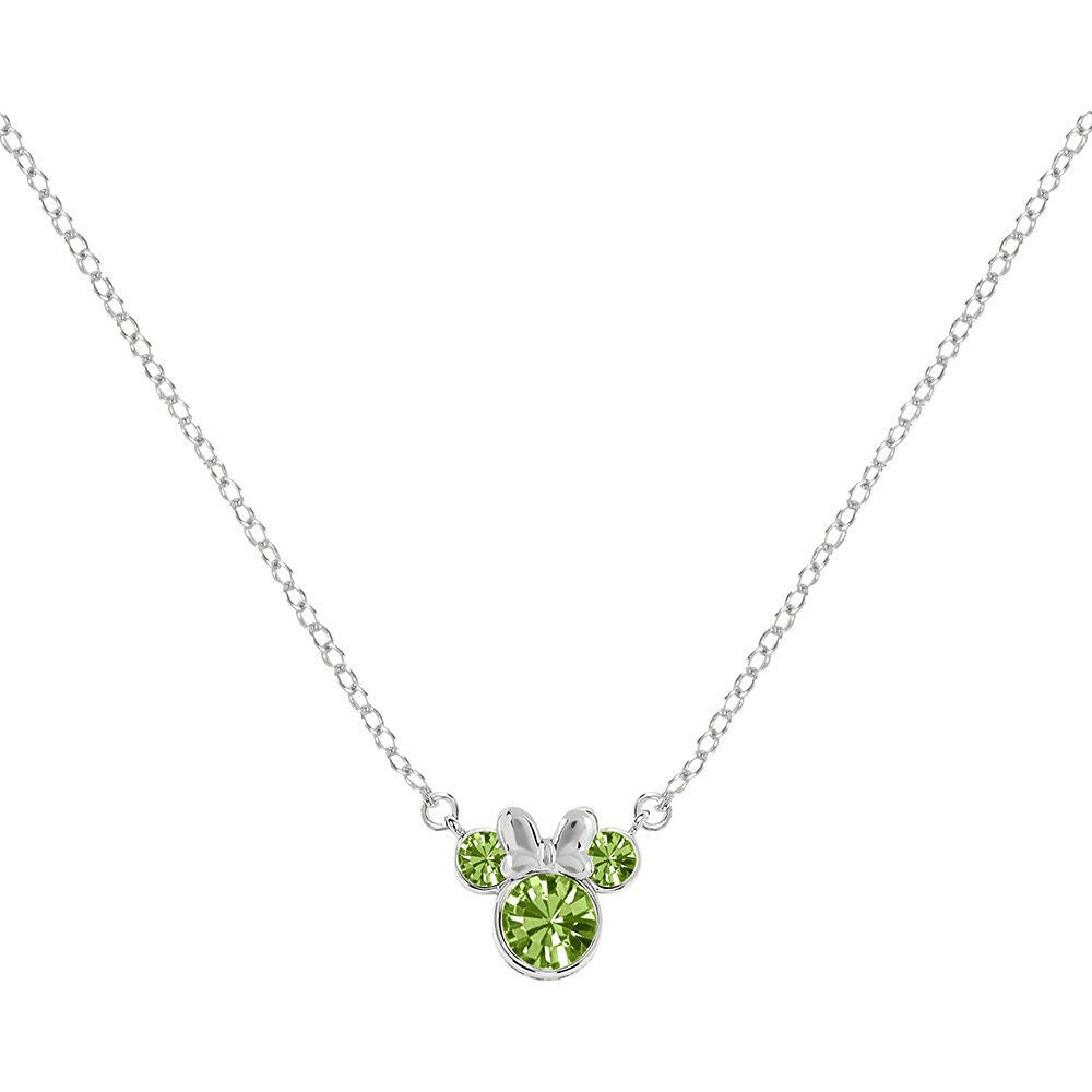 Colgante Agosto Minnie Disney plata