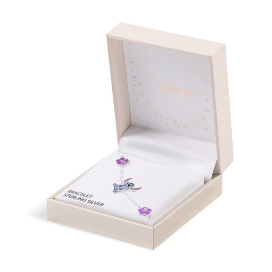 Pulsera Stitch Disney plata
