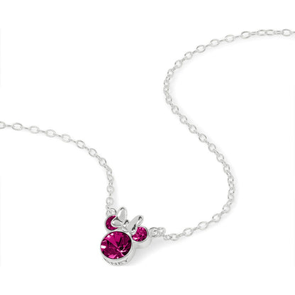Colgante Octubre Minnie Disney plata