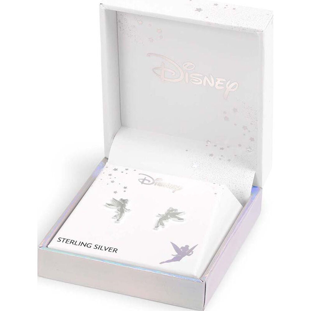 Pendientes Campanilla Disney plata