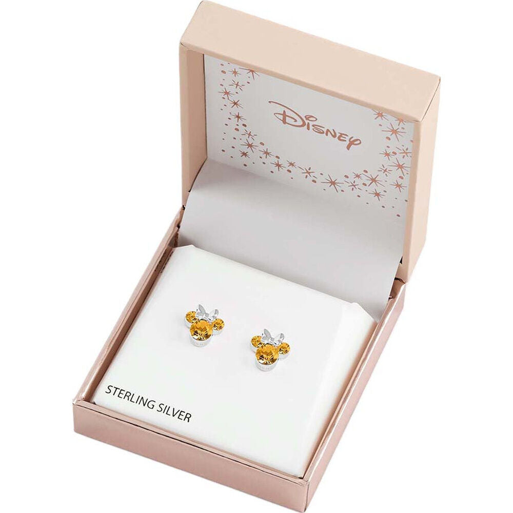 Pendientes June Minnie Disney plata