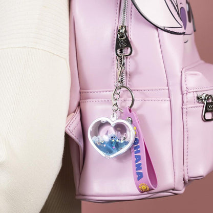 Llavero Ohana Heart Angel & Stitch Disney