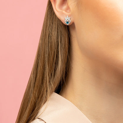 Pendientes Marzo Princesas Disney plata