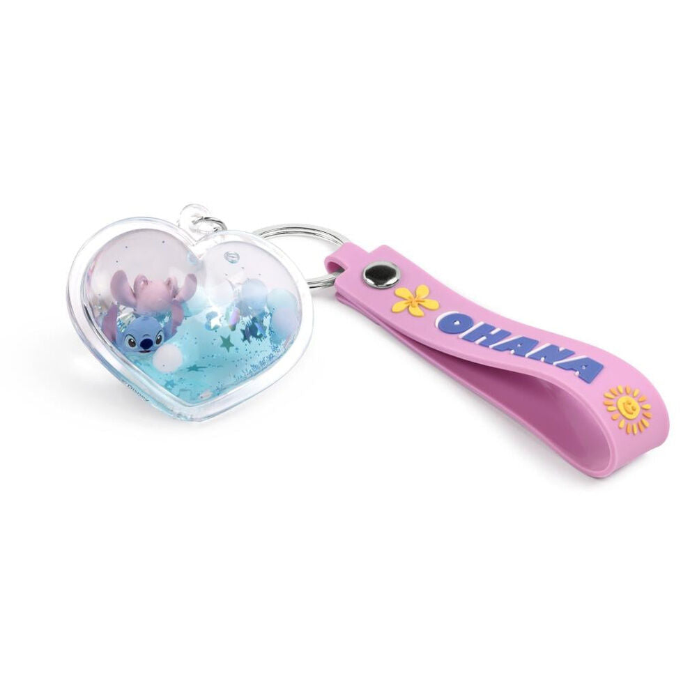 Llavero Ohana Heart Angel & Stitch Disney