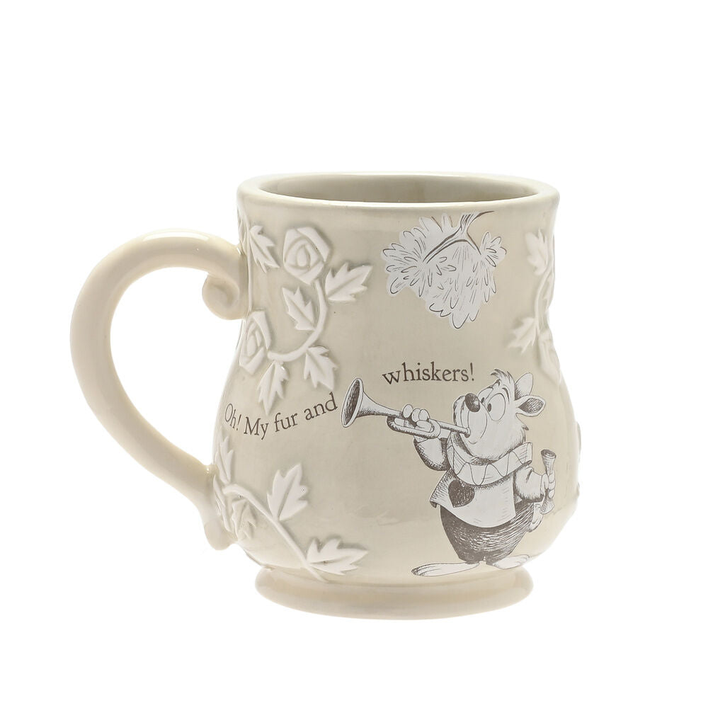 Taza Conejo Blanco Alicia en el Pais de las Maravillas Disney
