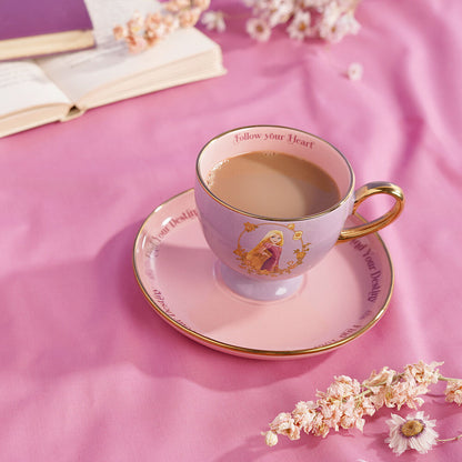Taza te y platillo Rapunzel Princesas Disney