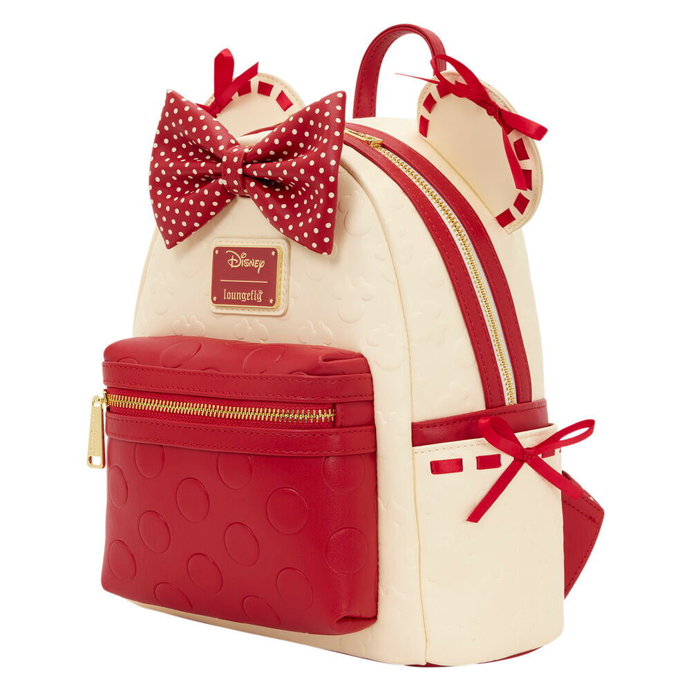 Mochila Rocks the Dots Coquette Minnie Mouse Disney Loungefly 26cm