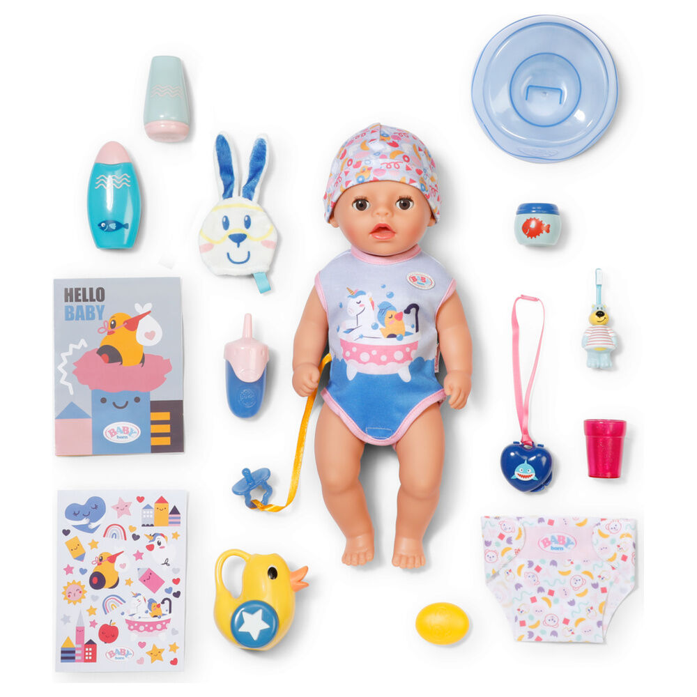 Muñeco Lukas Baño Divertido Baby Born 36cm