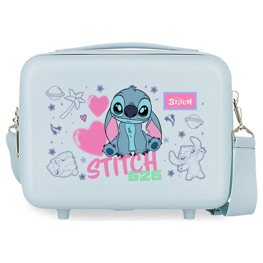 Neceser adaptable ABS Hearts Stitch Disney 29cm