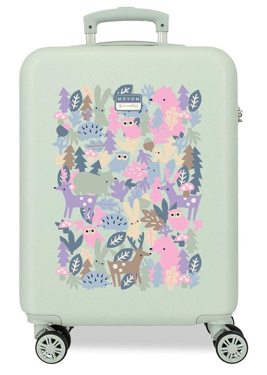 Maleta trolley ABS Forest Menta Movom 55cm