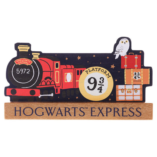 Placa repisa Hogwarts Express Harry Potter