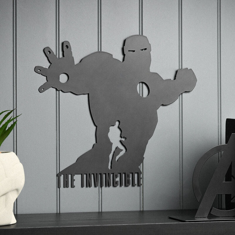 Placa pared Iron Man Vengadores Avengers Marvel