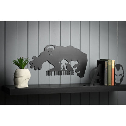Placa pared Hulk Vengadores Avengers Marvel
