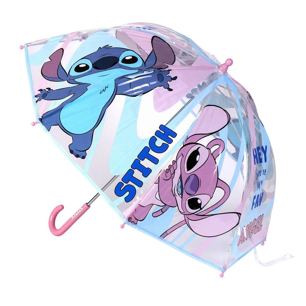 Paraguas manual burbuja Stitch Disney 45cm