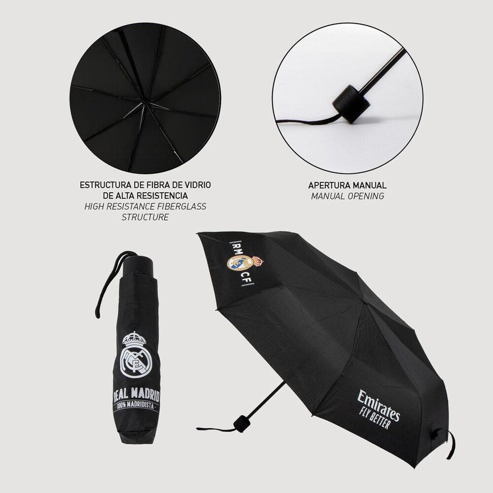 Paraguas manual plegable Real Madrid