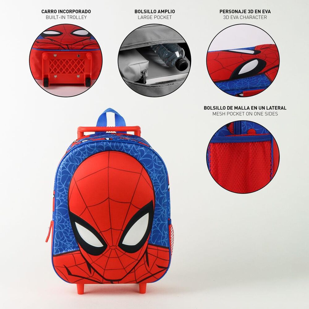 Trolley 3D Spiderman Marvel 30cm