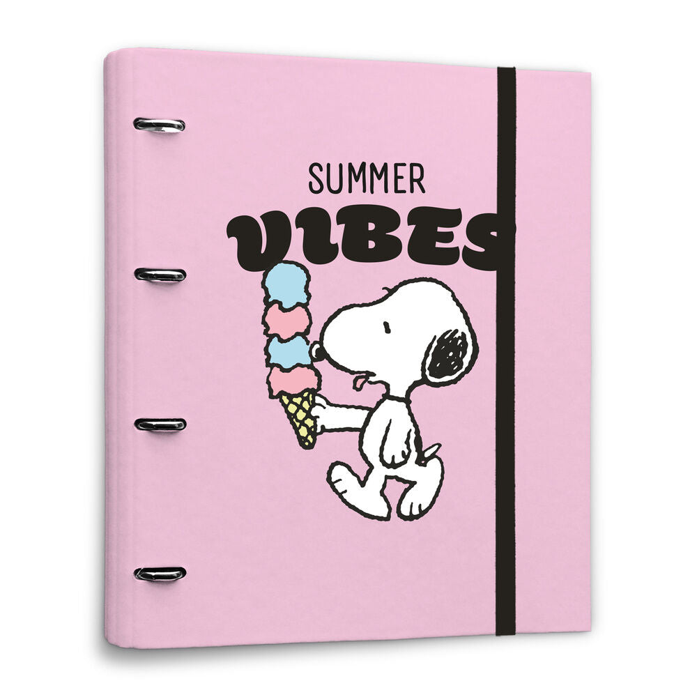Carpeta 4 anillas Snoopy