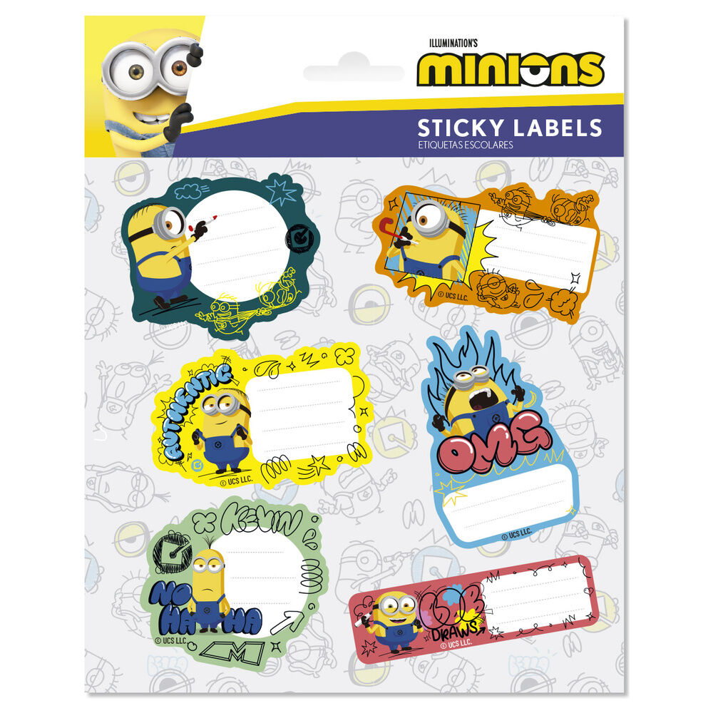 Etiquetas adhesivas premium Minions
