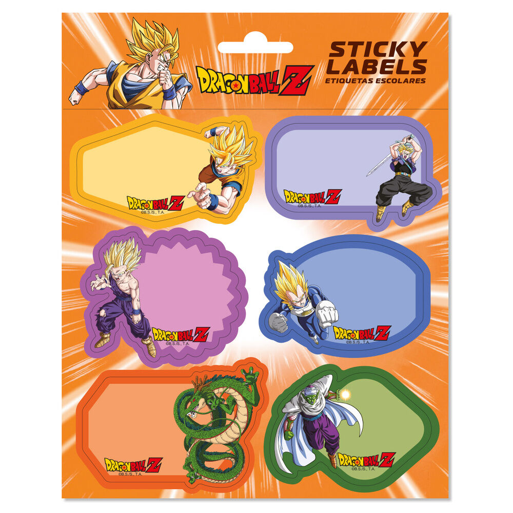 Etiquetas adhesivas premium Dragon Ball