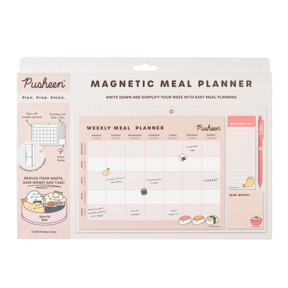 Planificador comidas magnetico Sushi Roll Pusheen