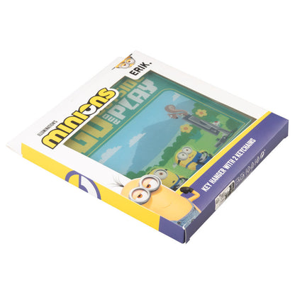 Colgador llaves + llaveros Minions