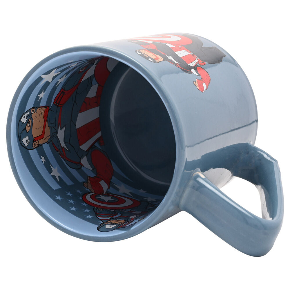 Taza Capitan America Marvel 500ml