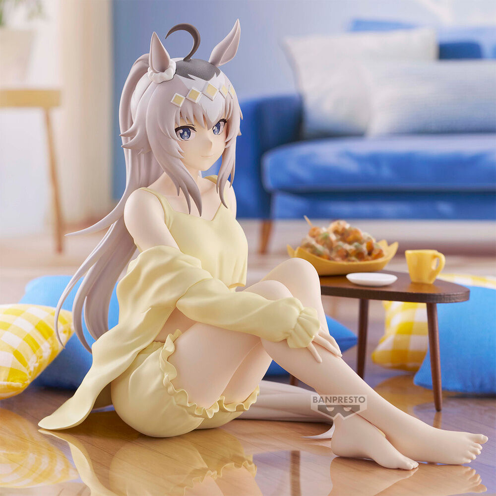 Figura Oguri Cap Relax time Umamusume Cinderella Gray 14cm
