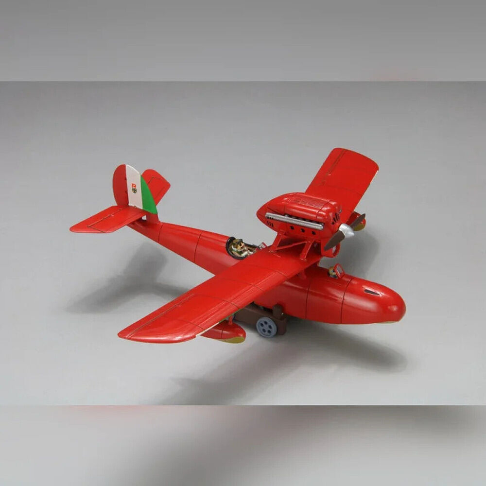Maqueta Model Kit Savoia S.21F ver.2 Seaplane + Figura Porco - Porco Rosso