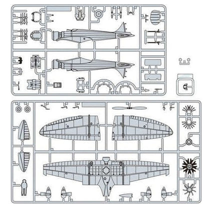 Maqueta Model Kit Type 9 Fighter Airplane The Wind Rises