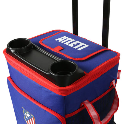 Bolsa porta alimentos carrito y ruedas Atletico de Madrid