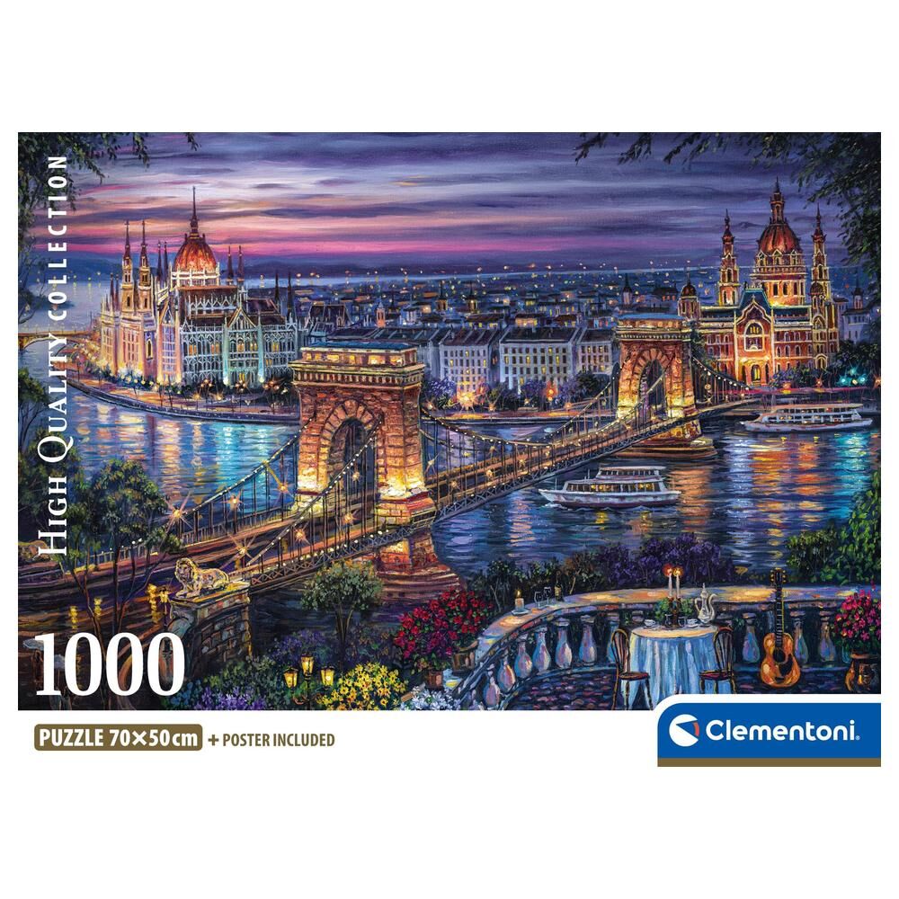 Puzzle Lights Of The Danube 1000pzs
