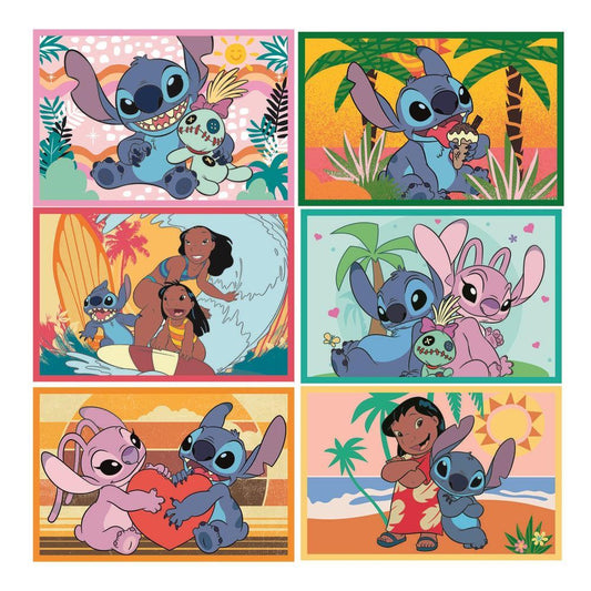 Puzzle cubo Stitch Disney 6pzs