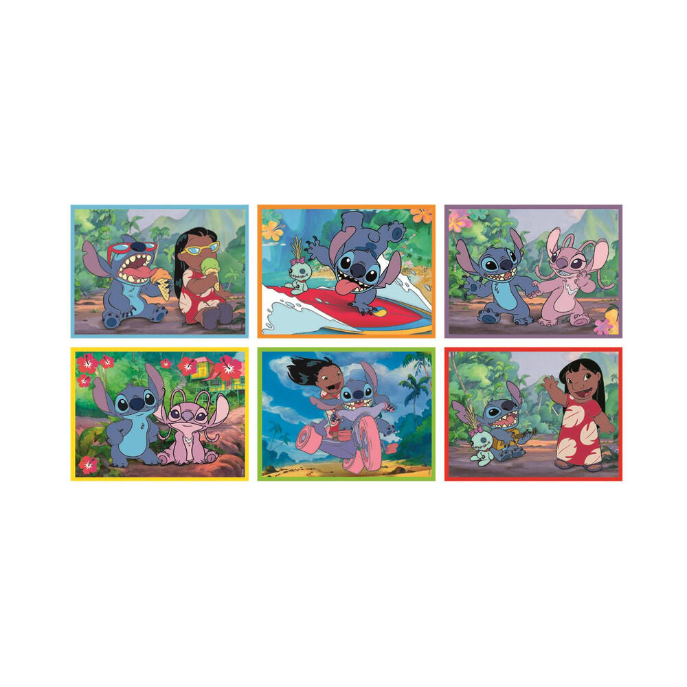 Puzzle cubo Stitch Disney 12pzs