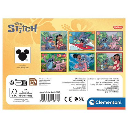 Puzzle cubo Stitch Disney 12pzs
