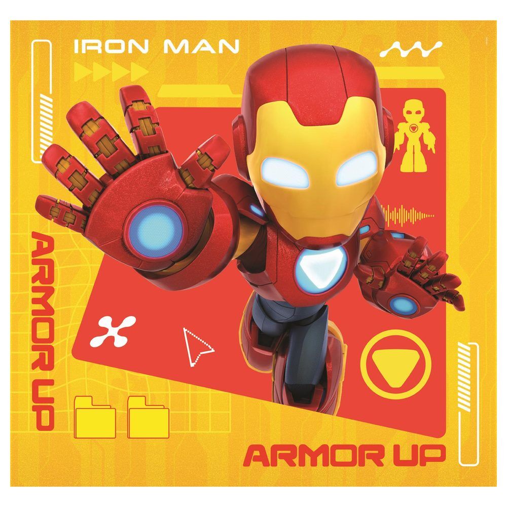 Puzzle Square Iron Man And His Awesome Marvel 3x48pzs