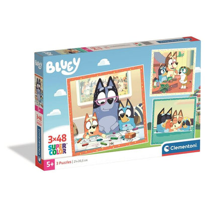 Puzzle Bluey 3x48pzs