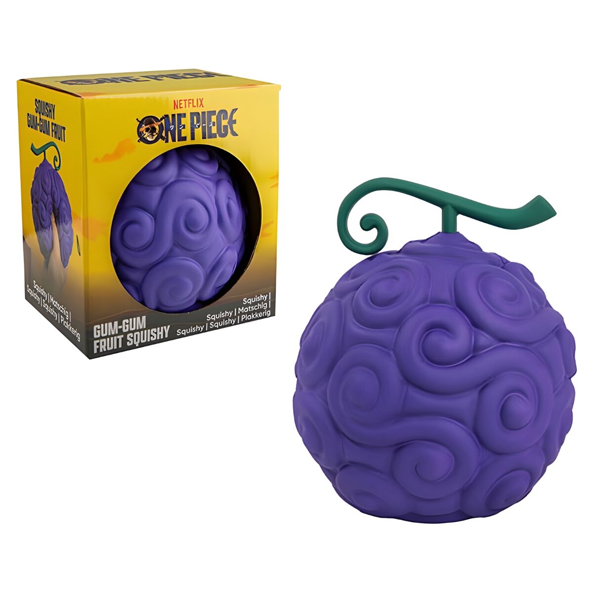 LANZAMIENTO 31/07/2026 🗓️ - Figura Squishy Gum-Gum Fruit One Piece 12cm