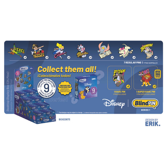 Pin misterioso coleccionable Disney BlindPIN