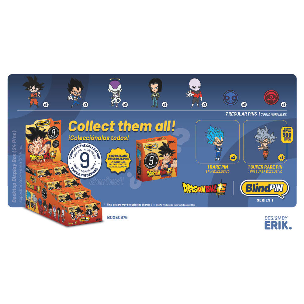 Pin misterioso coleccionable Dragon Ball BlindPIN